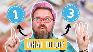 How to Loop Start with an Odd Number of Threads | Caterpillar Cross Stitch