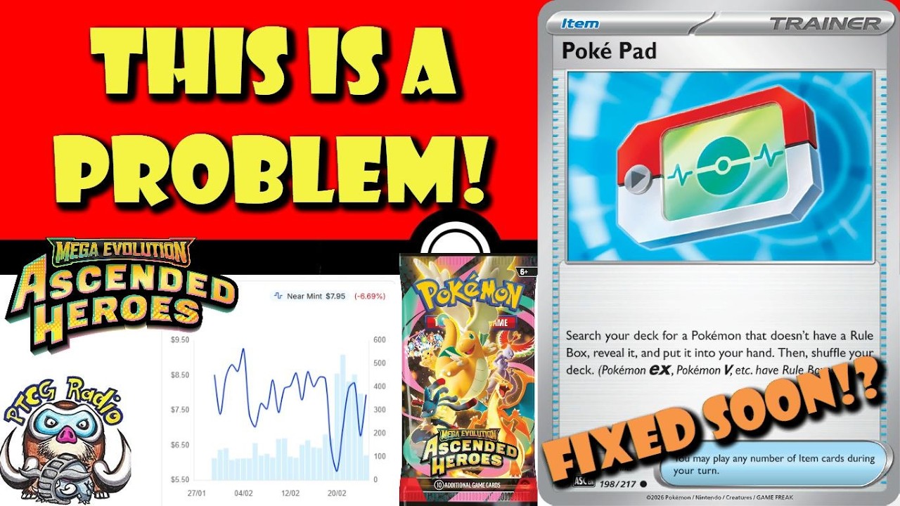 This is a Problem! Poké Pad is Crazy Expensive for a Common! Broken Pull Rates!? (Pokemon TCG News)