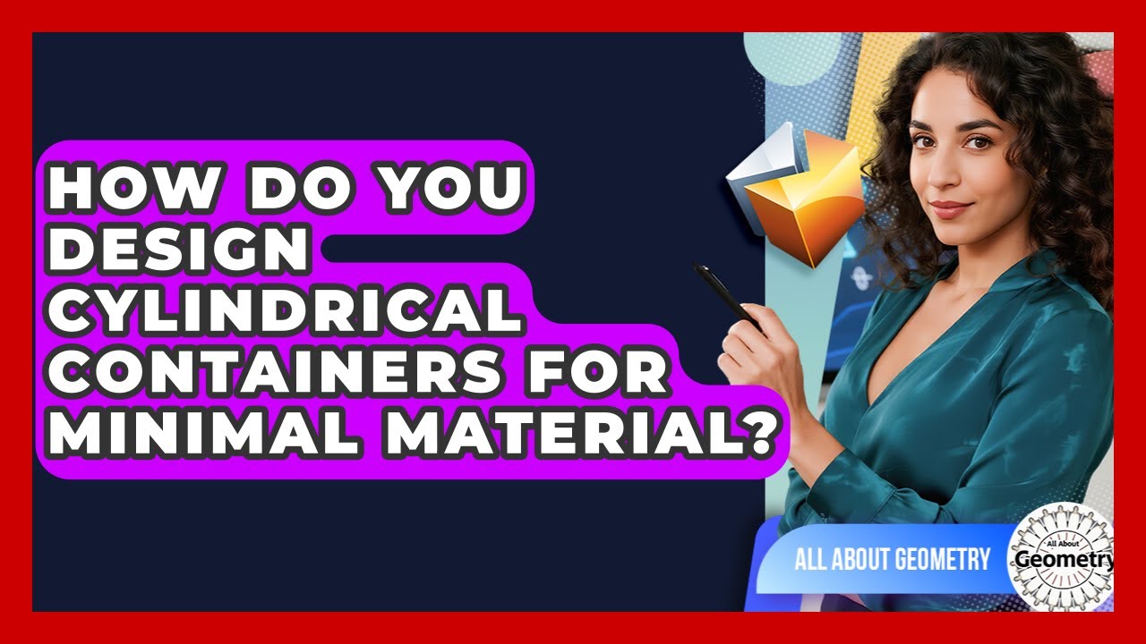 How Do You Design Cylindrical Containers For Minimal Material? - All About Geometry