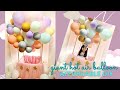 DIY Giant Hot Air Balloon for Christening and Birthday Party Decoration | Affordable DIY Photo Area