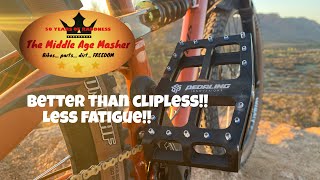 Huge pedals and midfoot positioning   Yea it WORKS #catalystpedals #pedalinginnovations
