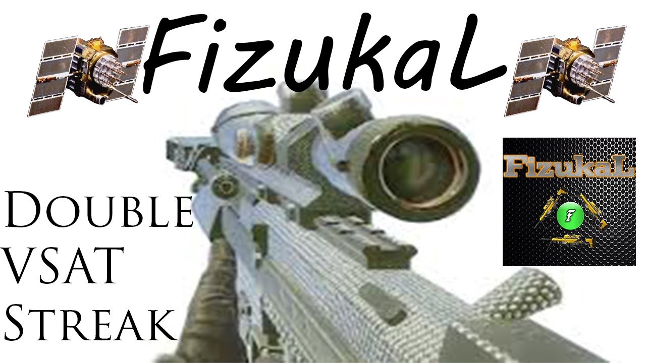 CoD: Black Ops 2 DSR-50 Sniper Back to Back Orbital VSAT Streak Best Killstreaks for Sniper