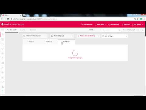 How to Process Orders on Snapdeal?