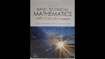 Basic Technical Mathematics with Calculus, SI Version exercise 003: 1.8/1.9