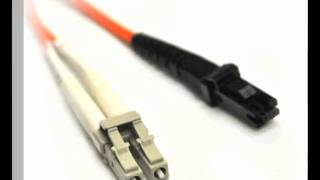 LC to MTRJ Duplex Multi Mode Fiber Optic Patch Cable