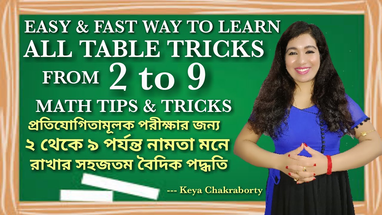 Learn tables in easy and fastest way । Learn Math tricks for fast