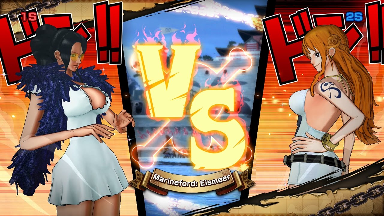One Piece Burning Blood Gold Pack 2 DLC Robin vs Nami BEST OF 9 2