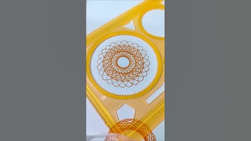 What does this pattern resemble??? Magic Ruler Small ruler, big wisdom #shorts #spirograph #2025#art