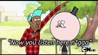 Pops Says the N-Word... (Regular Show)