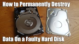 How to Destroy Data on a Hard Disk PERMANENTLY!