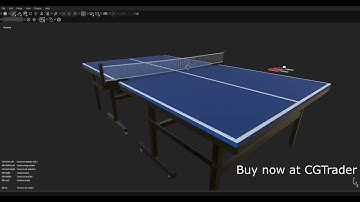Ping Pong Table 2A CGTrader