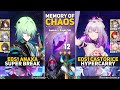E0S1 Anaxa Super Break &amp; E0S1 Castorice Hypercarry | MOC 12 | Honkai: Star Rail 3.5