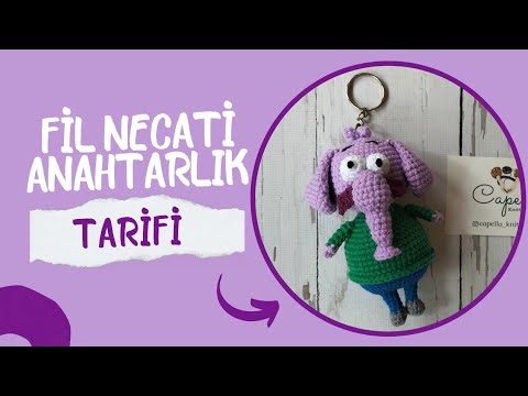 Fil Necati Anahtarlık Tarifi (elephant necati keychain recipe- English subtitle)