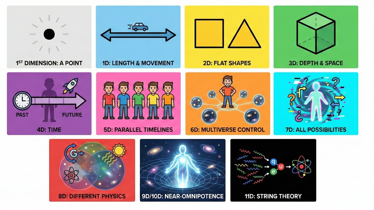 Every Dimension explained in 6 minutes.