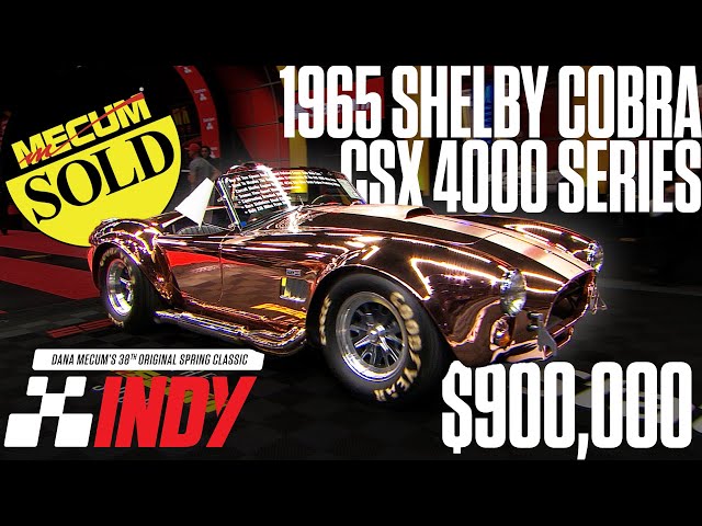 ミュージシャン Very Rare Carroll Shelby Original 1965 Rare Copper Shelby Cobra: 1 of 2 in the World — Sells for $990K at