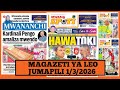 Magazeti Ya Leo Machi 1 2026 Jumapili Magazeti Ya Michezo Leo Asubuhi Ijumapili CHANJO YA VVU Magazeti Ya Leo Machi 1 2026 Jumapili Magazeti Ya Michezo Leo Asubuhi Ijumapili CHANJO YA VVU