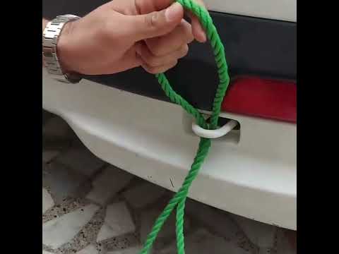 گره زدن طناب ب کسل