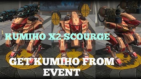 WAR ROBOTS - KUMIHO DOUBLE SCOURGE | #WR - FREE DASH BOT FROM EVENT #20