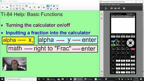 TI-84 Help: Basic Functions