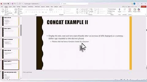 CIS135DB String Functions
