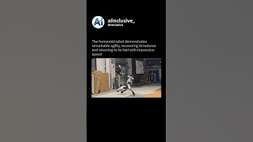 This humanoid robot demonstrates jaw-dropping agility—recovering its balance,