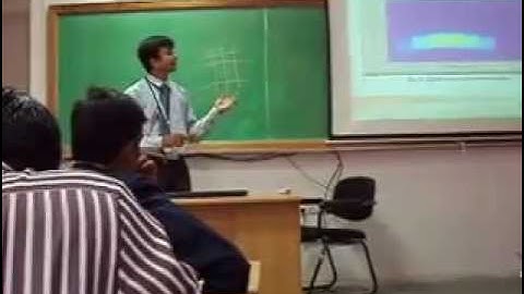 Abhishek Poddar IEEE Paper Presentation : Radar target modeling and 2D ISAR imaging
