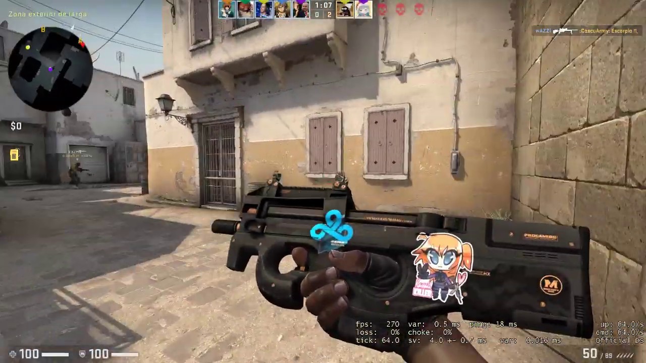 ACE P90 CS GO - YouTube