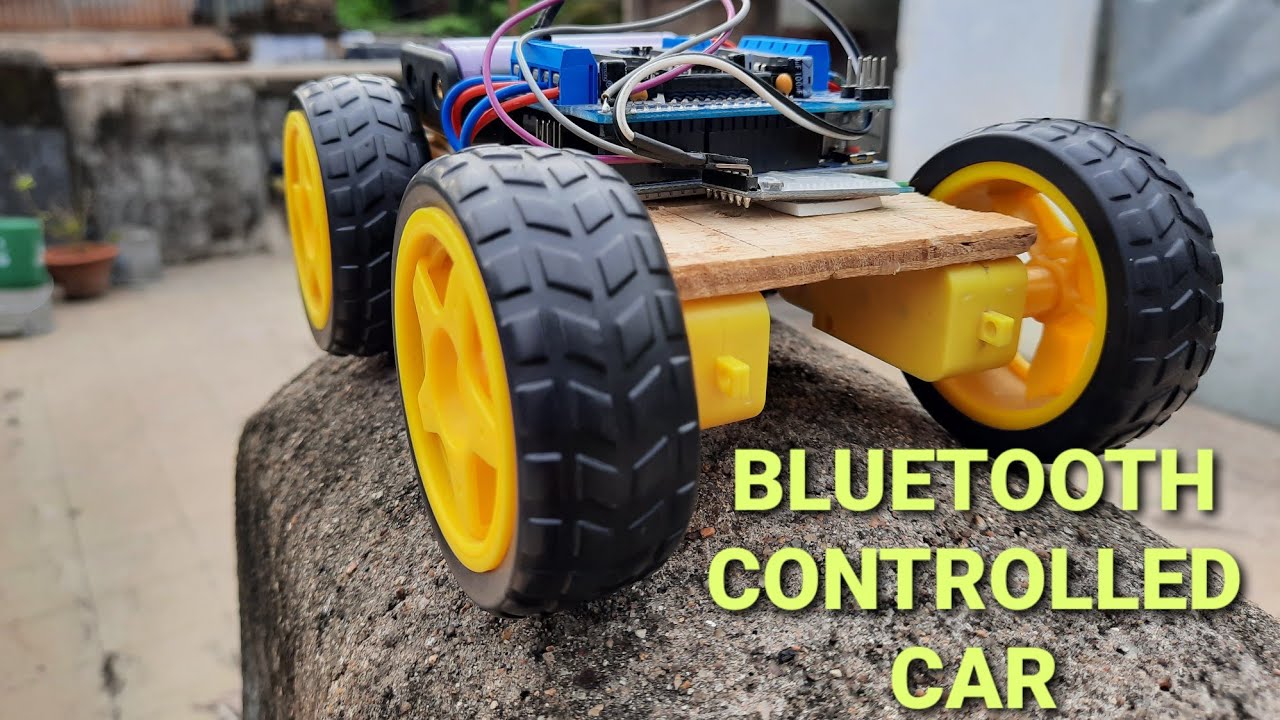 How to make a arduino bluetooth controlled car at home - YouTube