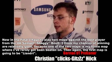 Christian "GitzZz" Höck - Interview - World Cyber Games - Unreal Tournament World Champion