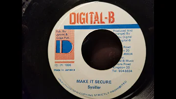 Sizzla - Make It Secure - Digital B 7" w/ Version - 1996