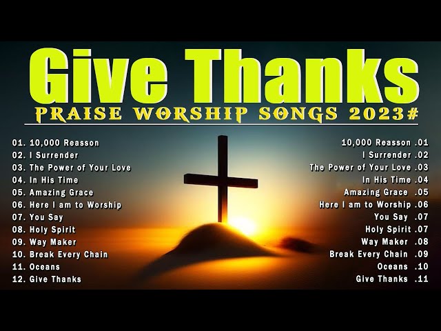 Non Stop Worship Songs 24/7 🙏 Top Christian Songs ✝️ Praise and Worship Gospel Music Livestream class=