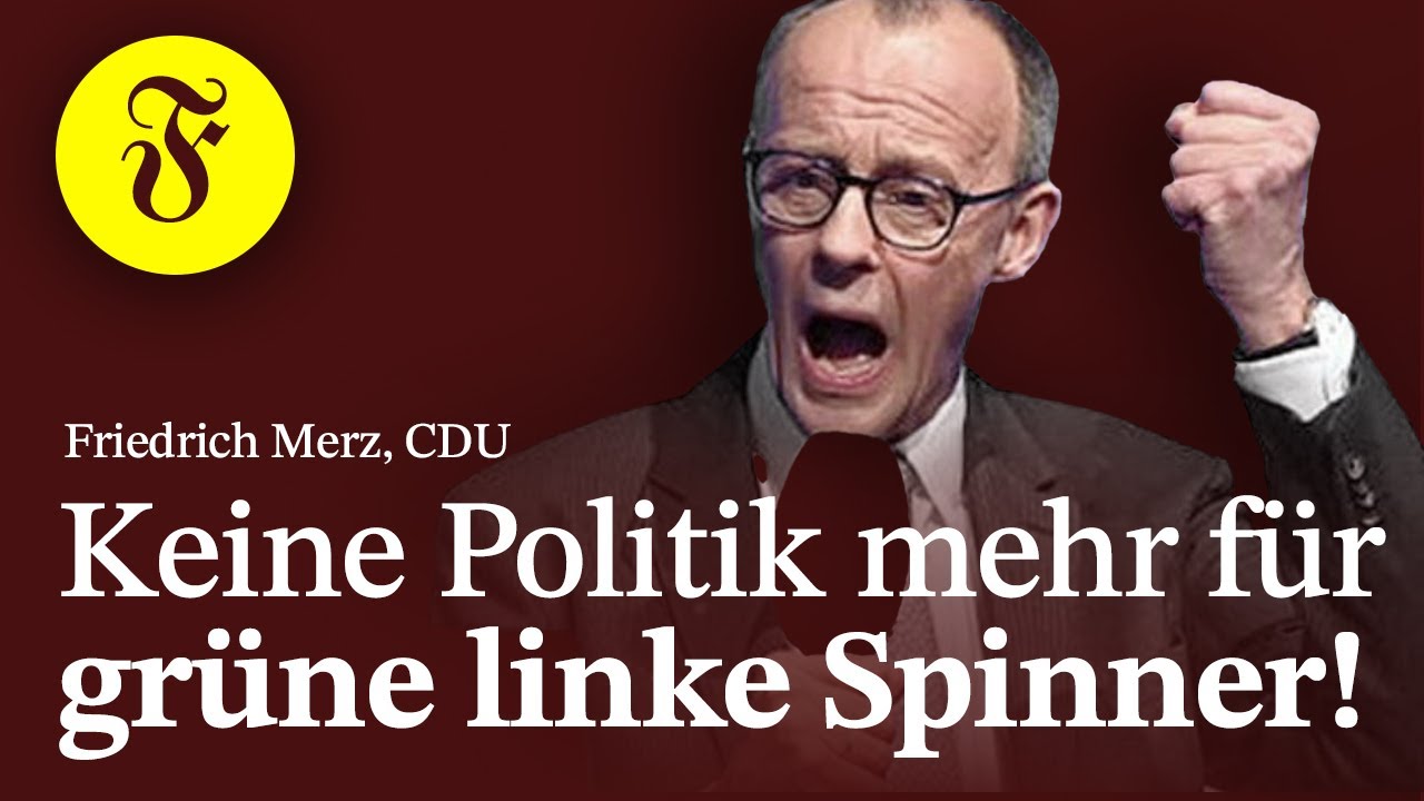 🔥 Friedrich Merz: „Links ist vorbei!“ – Keine Politik mehr für grüne und linke „Spinner“! 🚀