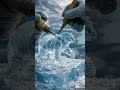 Carving 3 Arctic Animals from Giant Glacier Ice #psychology #horrorstories #betrayal #betrayalstory
