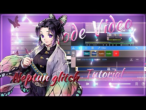 Neptun Glitch style – Node video AMV Tutorial