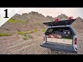 Stealth Truck Camping In a Canyon (Badlands)