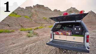 Stealth Truck Camping In a Canyon (Badlands)