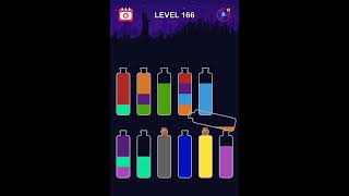 Level 166 - Water Sort Puzzle Game - Guru Puzzle Game - Color Sort