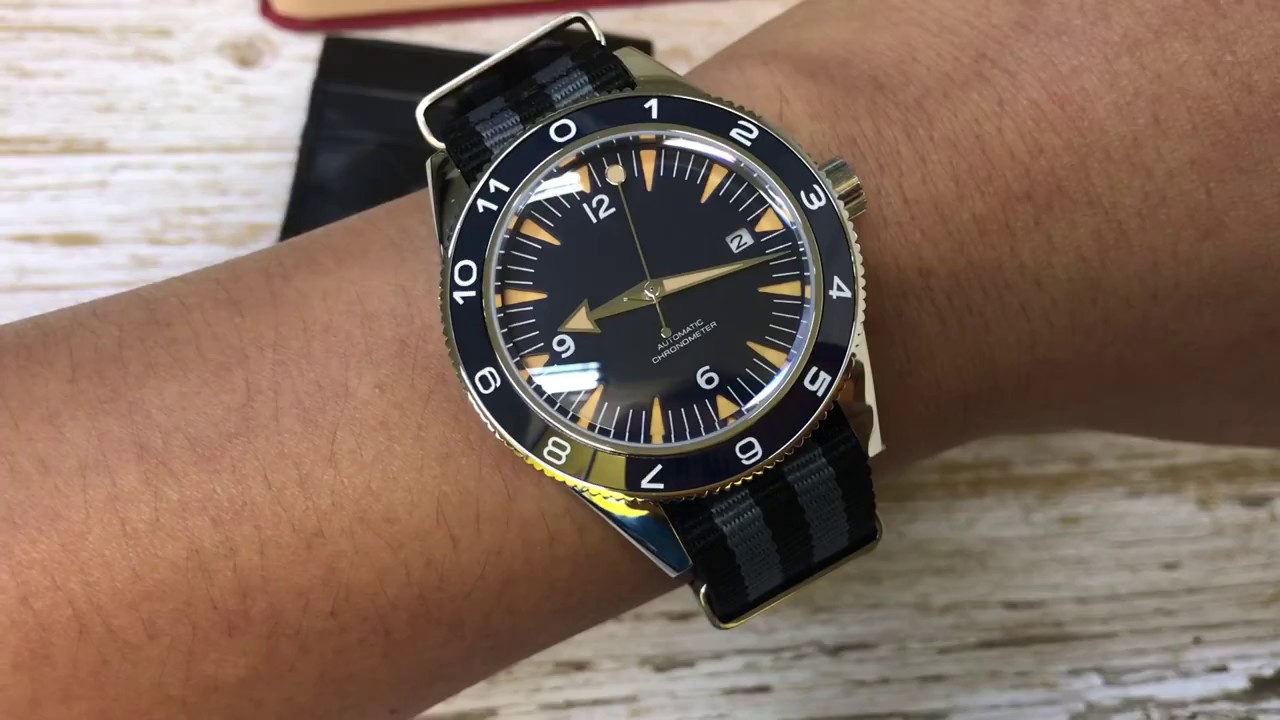 Omega 007 spectre homage watch - YouTube