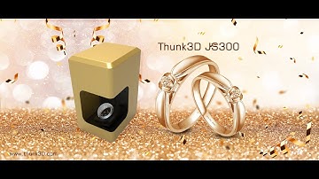 Thunk3D Jewelry 3D Scanner for Jewelry, Gemstones and small object scan with accuracy 0.006mm