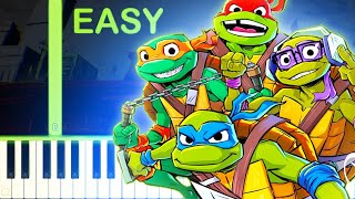 Tales Of The Teenage Mutant Ninja Turtles Theme Song - Easy Piano Tutorial