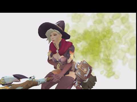 MMD Fart Mercy Witch Quick Animation