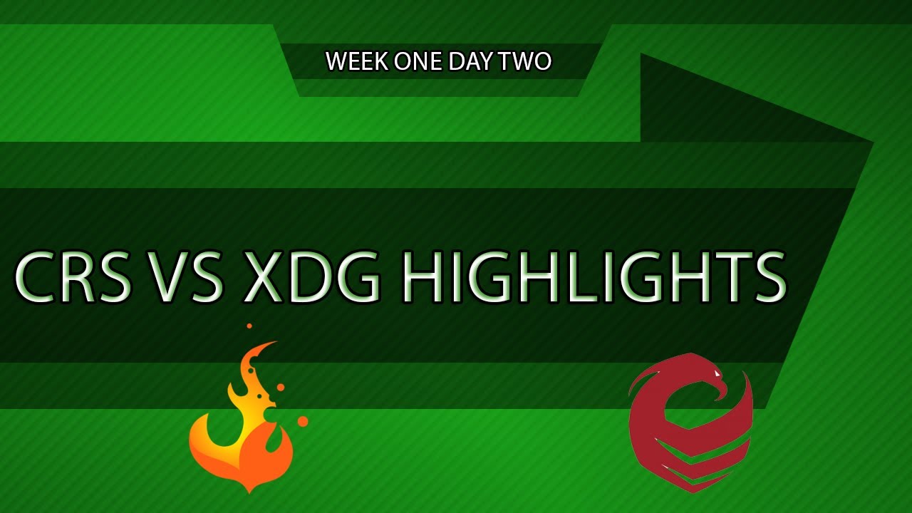 CRS vs XDG Highlights Spring Split W1D2