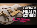Gretsch Synchromatic Falcon demo - classic White Falcon hollowbody tones on a budget?