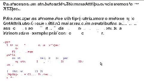 T2Ti Curso Delphi RTTI - 03-Attributes
