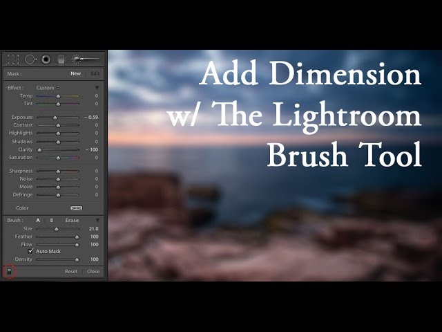 Adding layers of dimension with the Lightroom brus...