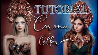 TUTORIAL 👑 CORONA BARROCA + COLLAR DIY