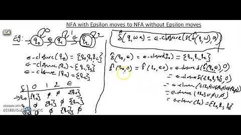 NFA With Epsilon Moves to NFA without Epsilon Moves