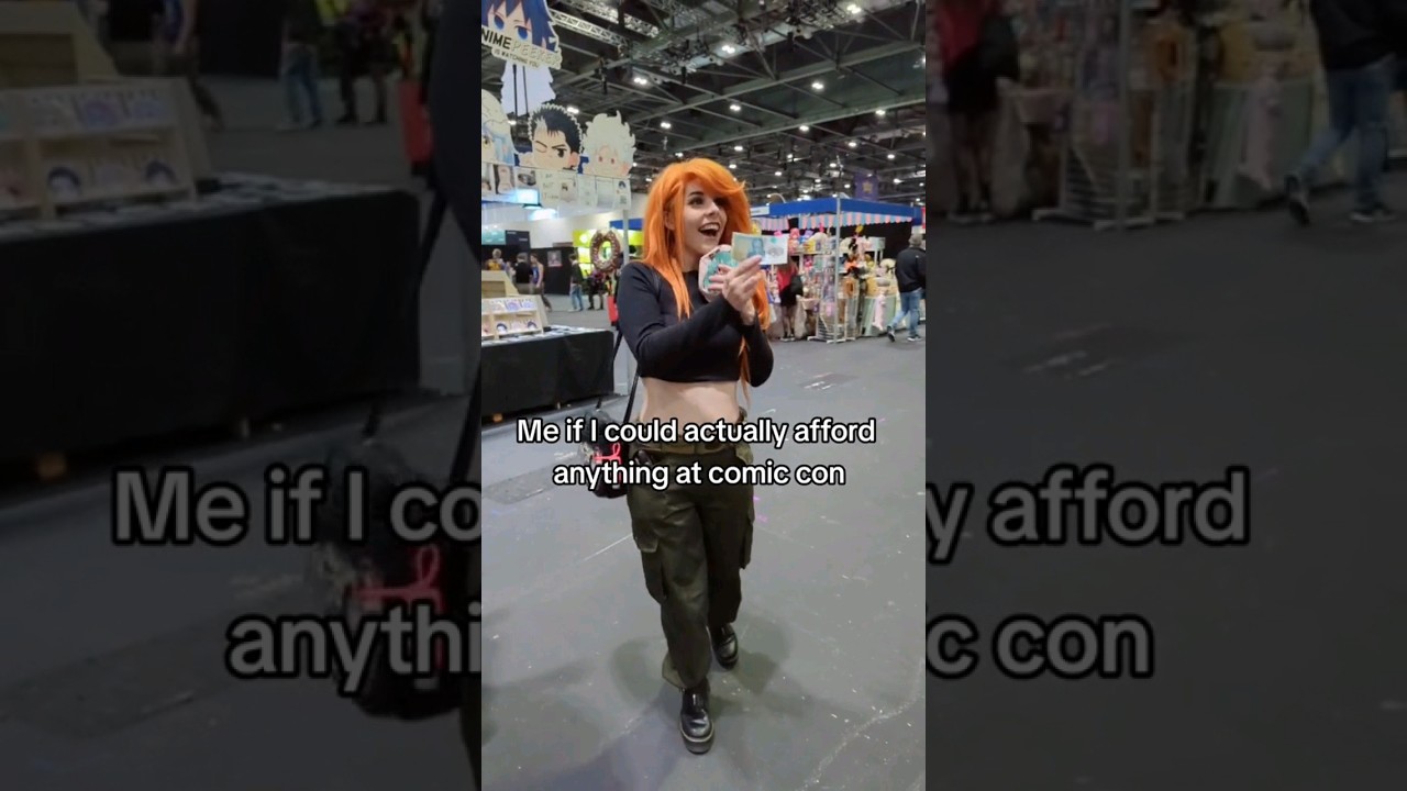 Me if I could afford anything at Comic Con