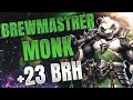 +23 Black Rook Hold Tyrannical Sanguine | Brewmaster Monk POV