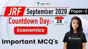 UGC NET Paper 2 Crash Course | Economics by Priya Kumari | Important MCQ